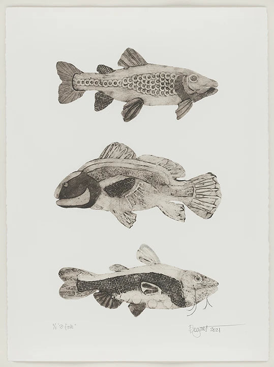 3 Fish Archival Print