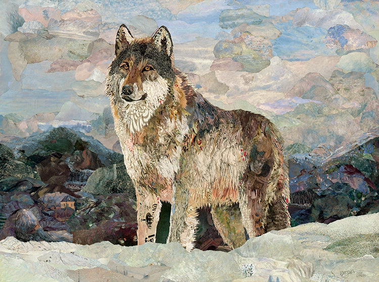 Acrylic Aspen Wolf
