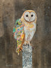 Barn Owl On a Snowy Night 1 Archival Print