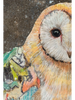 Barn Owl On a Snowy Night 1 Archival Print