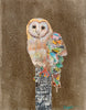 Barn Owl On a Snowy Night 4 Archival Print
