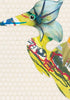 Bird Totem 3 "Larry, Curly, & Moe" Archival Print
