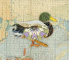 Duck 2 (On Map) Archival Print