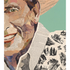 George Strait (Green) Archival Print