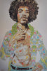 Jimi Hendrix Archival Print on Metal