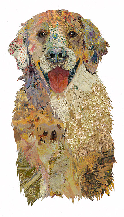 Acrylic Golden Retriever Jonah