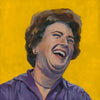 Julia Childs (Yellow) Archival Print