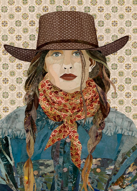 Acrylic Framed Lily Baxter Cowgirl