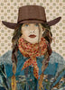 Acrylic Framed Lily Baxter Cowgirl