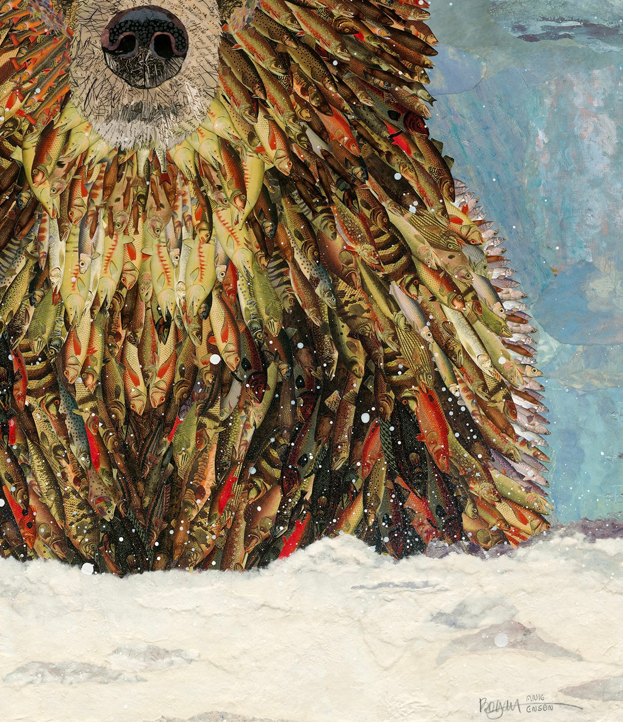 Snow Bear Archival Print