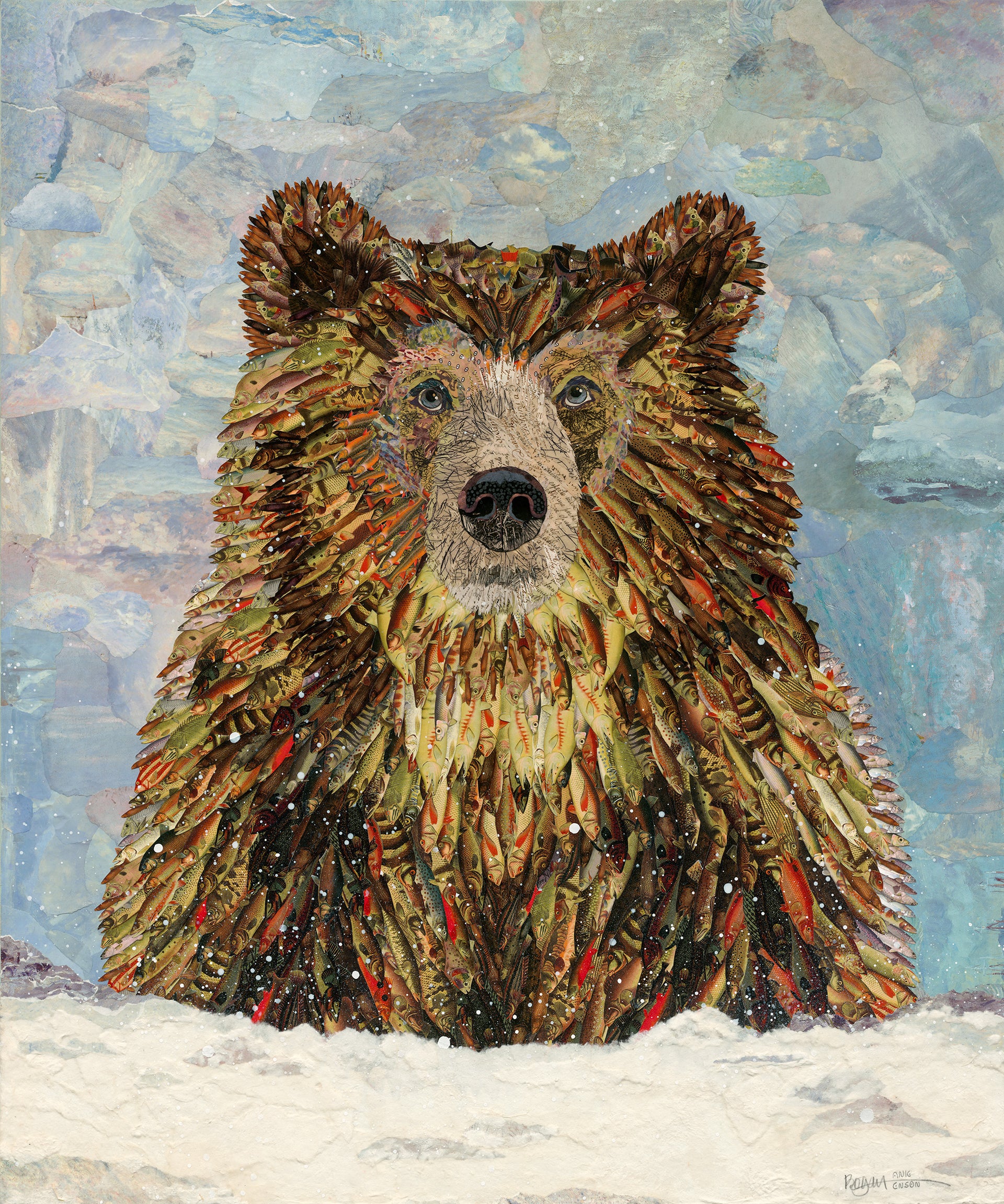 Snow Bear Archival Print