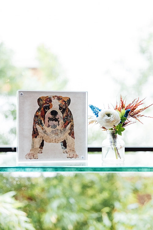 Acrylic Framed Bulldog 1