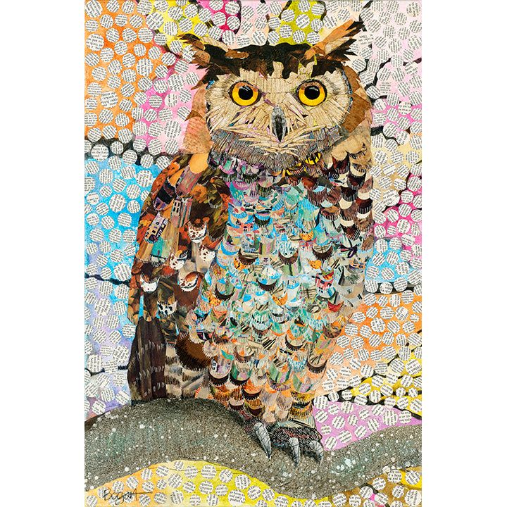 Acrylic Framed Eagle Owl Print