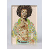 Acrylic Framed Jimi Hendrix Print