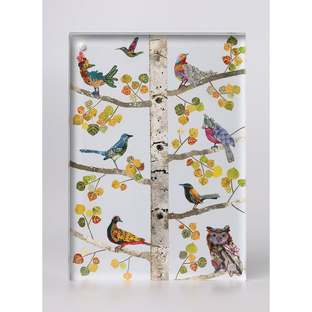 Acrylic Framed Aspen Bird Tree of Life 9 Print