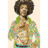 Acrylic Framed Jimi Hendrix Print