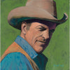 Acrylic Framed James Arness Cowboy Print