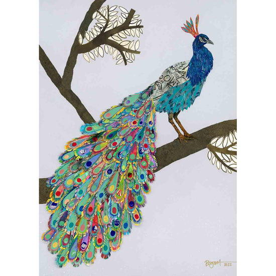 Load image into Gallery viewer, Acrylic Framed Paolo Peacock Print
